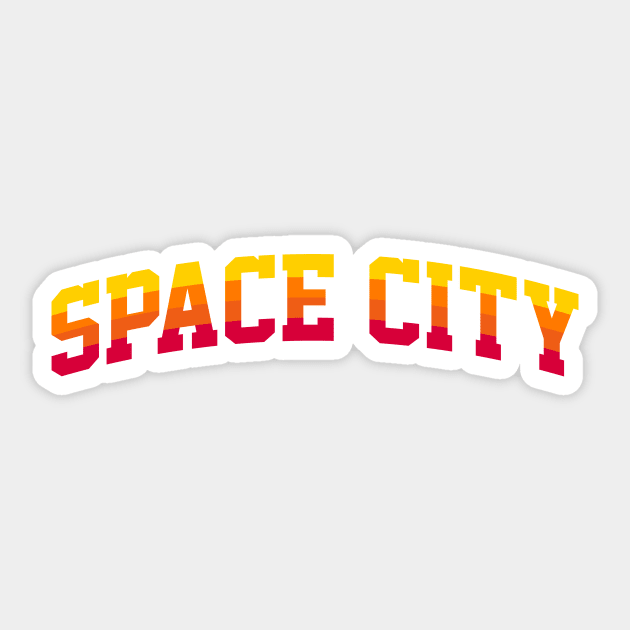 Space City Sticker by CC0hort